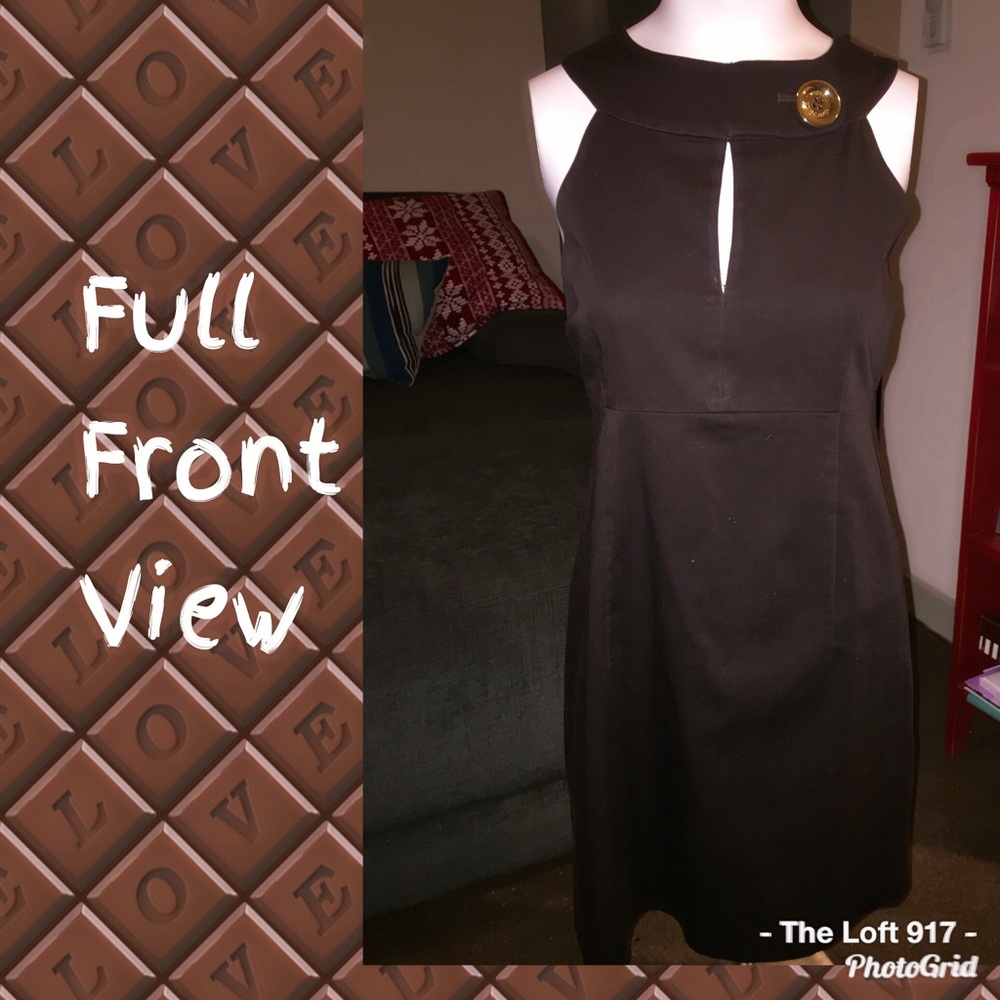 👜👓Stunning Michael Kors Dark Mocha Dress👓👜 - Picture 2 of 6